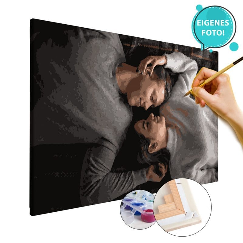 Malen nach Zahlen eigenes Foto Bild Geschenke fuer Paare
